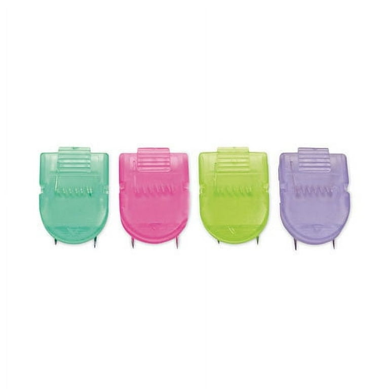 Wall Clips for Fabric Panels, 40 Sheet Capacity, Assorted Cool Colors, 50/Box Wall Clips for Fabric Panels, 40 Sheet Capacity, Assorted Cool Colors, 50/Box