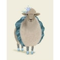 thumbnail image 2 of Fab Funky 26x32 White Modern Wood Framed Museum Art Print Titled - Ballet Sheep 5, 2 of 4