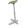 thumbnail image 4 of MooreCo Elate Perch 33.8" Adjustable Polyurethane Stool with Steel Base in Green, 4 of 11