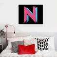thumbnail image 5 of ONETECH  Norris Artist Nuts Wall Art Canvas Painting Poster Decorations For Bedroom Living Room Bathroom Framed Ready To Hang, 5 of 5