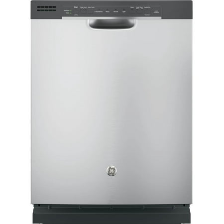 GDF520PSJSS 24 Energy Star Built In Dishwasher with 16 Place Settings 4 Wash Cycles 54 dBA Steam Prewash SpaceMaker Basket and Piranha Hard Food Disposer in Stainless Steel