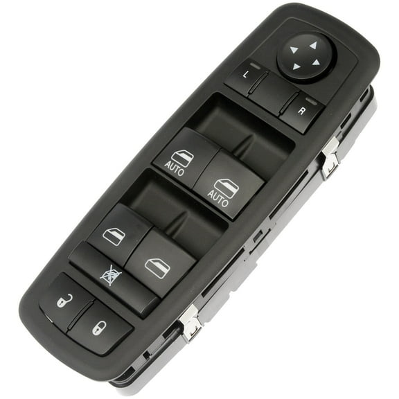 Dorman 901-490 Front Driver Side Master Window Switch Assembly - 10 Button for Specific Chrysler / Dodge Models