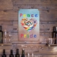 thumbnail image 3 of Peace Love Pride Ragdoll with Rainbow Sunglasses LGBT LGBTQ+ Vertical Metal Aluminum Sign Cat Lover Kitten Owner Gifts Idea Wall Art Home Decor - 01004, 3 of 5