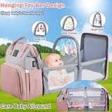 Waterproof Diaper Bag with Changing Mat in Ice main image 1