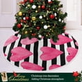 thumbnail image 6 of FMSHPON Valentine's Day Mother's Day Red Heart Love Xmas Christmas Tree Skirt Stand Mat for Holiday Party Decoration Indoor Outdoor 36 inches, 6 of 6