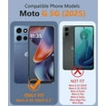 thumbnail image 3 of For Motorola Moto G 5G 2025 Case, 2 in 1 Hard PC Phone Case for Moto G 5G 2025 6.7", Takfox Rubber & Rugged Sturdy Shockproof Full Body Protection Case Cover,Black, 3 of 12