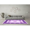 thumbnail image 3 of Ahgly Company Indoor Rectangle Southwestern Purple Country Area Rugs, 6' x 9', 3 of 4
