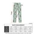 thumbnail image 3 of Men's pajama pants featuring a charming chihuahua dog print， soft home pajama pants， casual and comfortable loose fit pajama pants， elastic waistband, 3 of 10