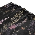 thumbnail image 3 of Yayeee Shower Curtain with Hooks 72"x72" Waterproof Fabric Bathroom Hanging Decor, Dark Flowers Pattern, 3 of 5