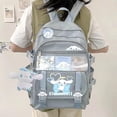 thumbnail image 1 of NewSanrioKuromiBackpackShoulderBagPompompurinMyMelodyStudentsSchoolBagLargeCapacityCartoonCuteSchoolBag, 1 of 4