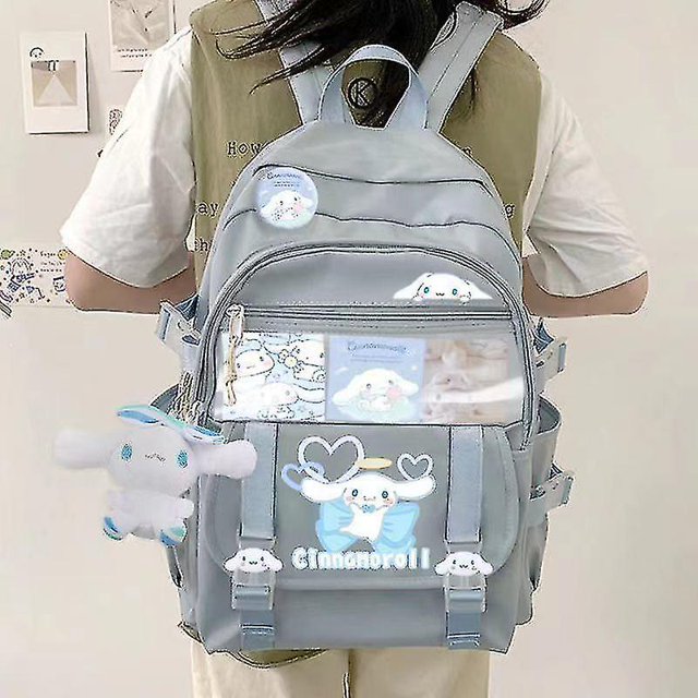 NewSanrioKuromiBackpackShoulderBagPompompurinMyMelodyStudentsSchoolBagLargeCapacityCartoonCuteSchoolBag