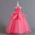 thumbnail image 6 of TAIAOJING Little Girls Princess Dress Kids Toddler Baby Spring Summer Print Ruffle Sleeveless Show Lace Tulle Party Princess Dress Clothing 6-7 Years, 6 of 8