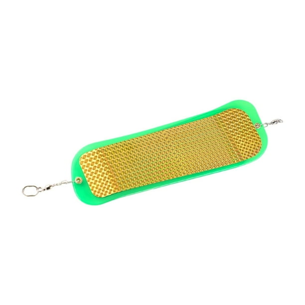 Señuelo de pesca intermitente, señuelo de pesca submarina, señuelo de pesca de curricán, señuelo de regalo compacto y práctico. Verde