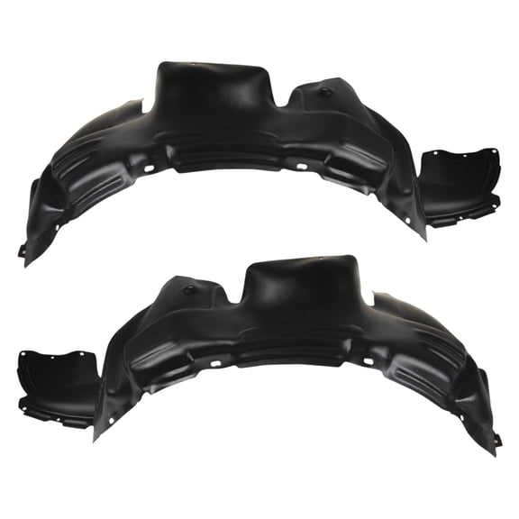 TRQ Front Inner Fender Liner Set Fits Select 1998-2003 Toyota Sienna TO1248105 TO1249105