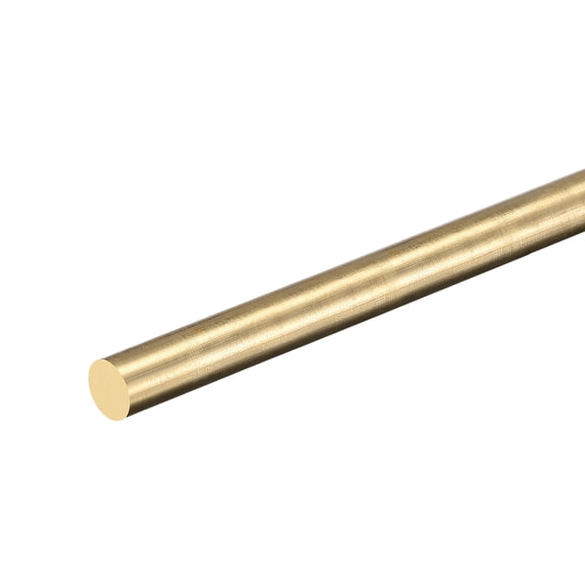 Unique Bargains 5mm Diameter 400mm Length Brass Solid Round Rod for DIY Craft 1 packs