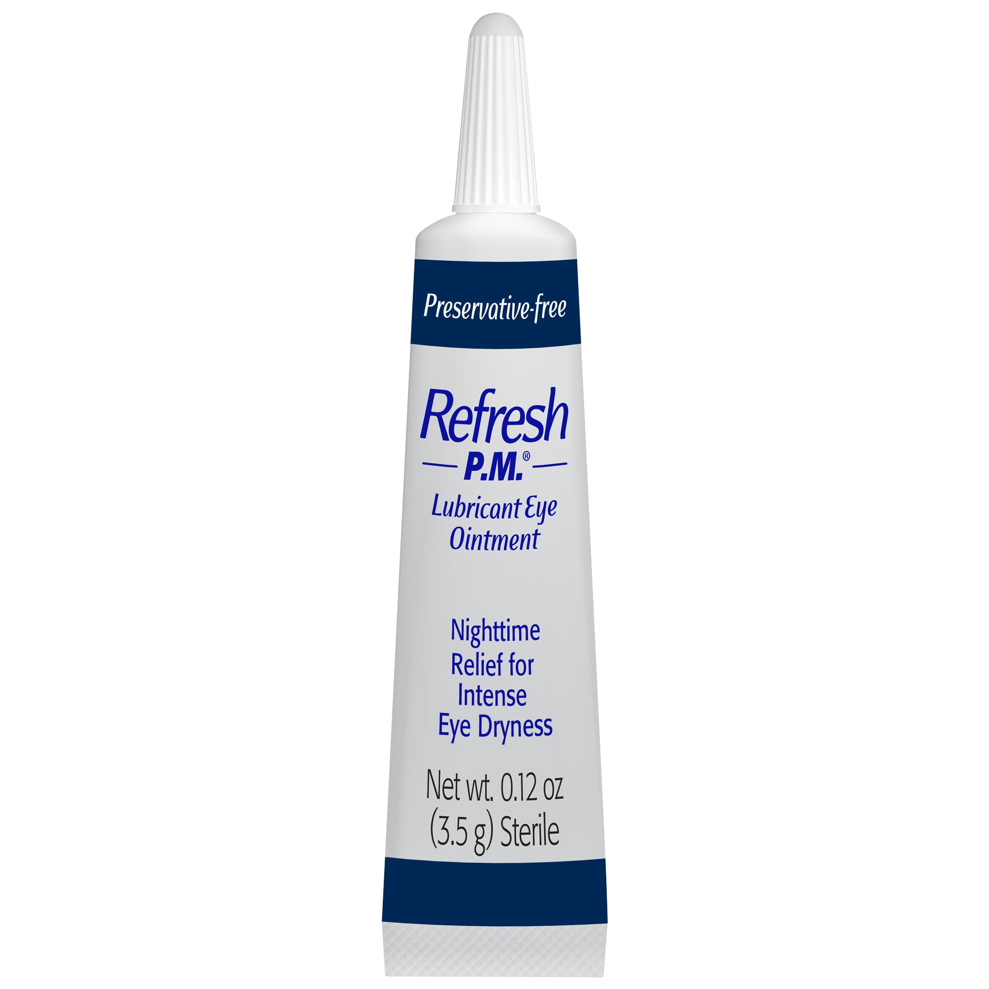 Refresh P.M. Preservative-Free Lubricant Eye Ointment, 3.5 g