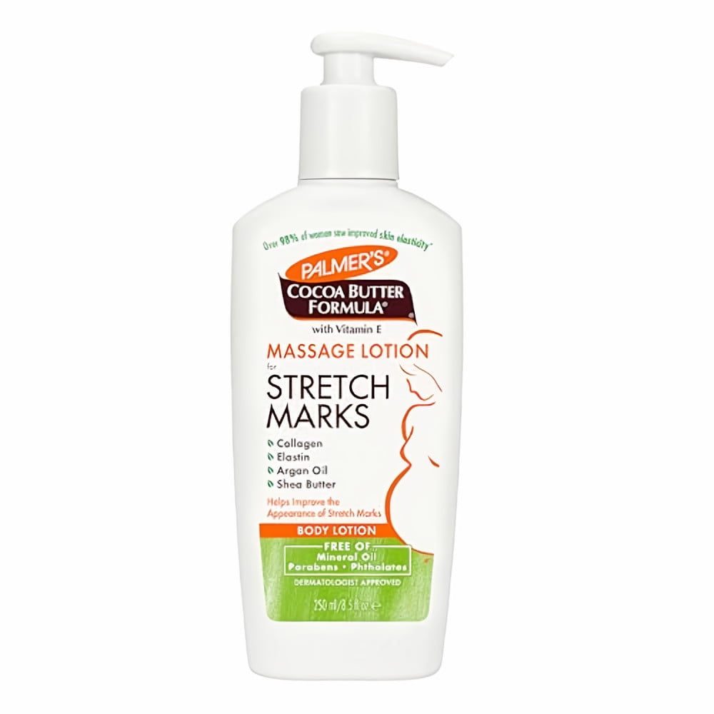 Palmer's Cocoa Butter Massage Lotion for Stretch Marks Pump Bottle 8.5 fl oz (Pack of 8)