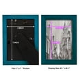 thumbnail image 4 of Art Deco Cityscape I -Framed Print w/glass-Ocean Blue, 4 of 8