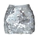 thumbnail image 4 of Falda mini de lentejuelas para mujer - Falda sexy de cintura alta y corte en A - Poliéster y spandex elásticos - Diseño plisado para fiestas/ocasiones informales, 4 of 6