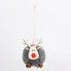 thumbnail image 3 of Lote de adornos navideños de ciervo de fieltro para colgar en el árbol de Navidad, adornos decorativos de madera para fiestas, adornos navideños para el hogar, manualidades con ciervos, 3 of 5
