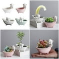 thumbnail image 2 of Handmade Mini Cartoon Ceramic Fleshy Plant Pot Planter Gift Ceramic Planter, 2 of 11