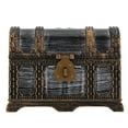 1pc Pirate Treasure Chest Kids Plaything Treasure Box Party Prop