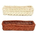 thumbnail image 4 of Abbracc Rattan Storage Basket Kitchen Tableware Box Sundries Container Organizer, Rattan White, 4 of 9