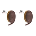thumbnail image 4 of Riwesomey Tira de sellado automático para puerta de casa, ventana, sello de grietas, excluidor de tiro, cinta automática, herramienta de Marrón Tipo D 9*6 (5M) 2piezas, 4 of 6