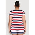 thumbnail image 5 of Womens Plus Size Striped Tee, 5 of 5