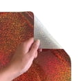 thumbnail image 2 of Siser Holographic HTV 20" x 12" - 1 Sheet - Iron on Heat Transfer Vinyl for T-Shirts Orange, 2 of 5