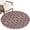 Dusty Rose, Terracotta, Mauve, Blush, variant on Interlocking Loops Bronze 2'x6' Runner Rugs for Hallway Kitchen Bedside Non Slip, Geometric Middle Century Modern Entryway Rug Runners with Rubber Backing, Long Carpet Runner for Laundry Room