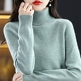 thumbnail image 1 of IMENGL Wool sweater turtleneck first line, Green L, Size M-2XL, 1 of 4