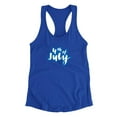 thumbnail image 3 of Fourth Of July Text Racerback Tank Women -Image by Shutterstock, Female x-Small, 3 of 4