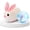 Blue Ball+White Rabbit, variant on Self-Rolling Interactive Cat Ball Automatic Interactive Cat Toys, 360° Rolling Smart Cat Chase Balls Toys Motion Activated Cat Enrichment Toys to Keep Them Busy, 1pc (1 × Rolling Ball, 1 × Charger)
