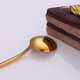 thumbnail image 2 of 3 cucharas de café de 8 pulgadas, cucharas agitadoras, cucharas de té de mango largo, cucharaditas doradas, cucharas de té helado, cucharas de espresso doradas de acero inoxidable, 2 of 5