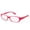 Red, variant on Black Blue Light Glasses for Women and Men Plastic Non-Prescription Computer Glasses for Screen Use, Lightweight Fashion Eyeglasses for Office, Reading and Gaming, Black & Clear One Size