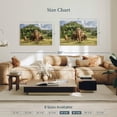 thumbnail image 3 of Elephant Stock Elephants In Chiang Mai Wall Art - Horizontal Canvas Wall Art - Living Room Wall Decor - Animal Canvas - Blue And Brown Decor - 39" x 26", 3 of 6