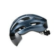 thumbnail image 2 of Casco de bicicleta ajustable con parabrisas para ciclismo de carretera Azul, 2 of 9