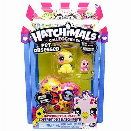 Humingbear & Puppy Yellow Hatchimals Colleggtibles Pet Obsessed Hatch Hearts