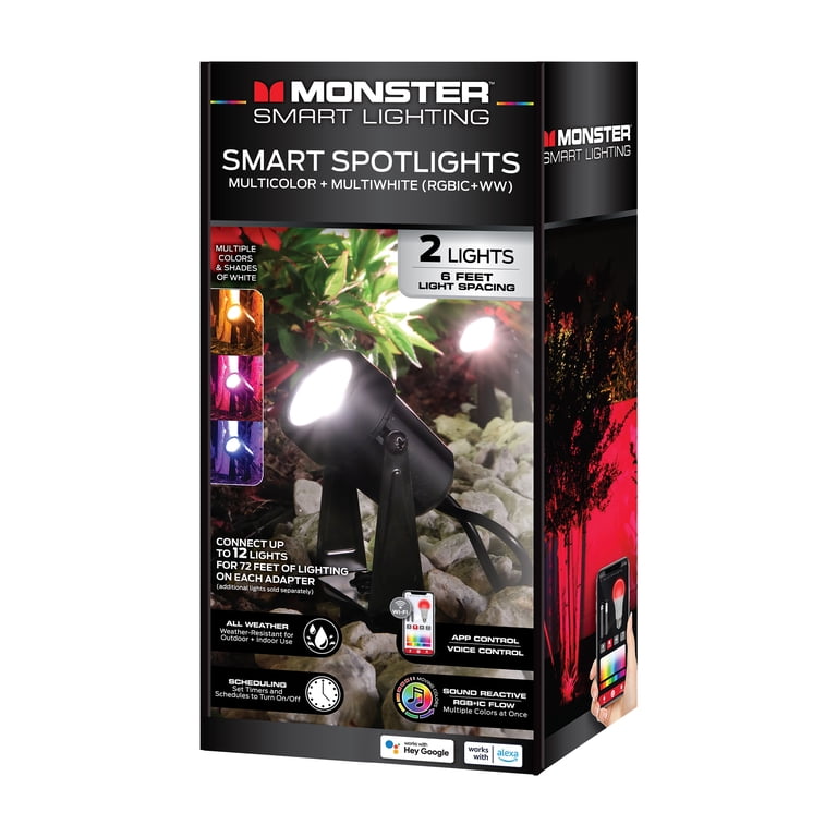 Monster Smart 12V RGB LED Outdoor Spotlights, 2 Pack photo 8