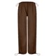 thumbnail image 3 of Gibobby Pantalones de vestir para mujer Petite largos de cintura alta con pernera ancha Ajuste suelto Trabajo Oficina Pantalones largos (Coffee, L), 3 of 5