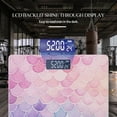 thumbnail image 3 of Bathroom Scale, Highly Accurate Digital Body Scale,Precisely Measures Weight up to 400 lbs-Watercolor Mermaid Scales, 3 of 4