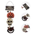 thumbnail image 3 of 1pc Halloween Pumpkin Door Decor Hanging Decor Welcome Door Sign, 3 of 8