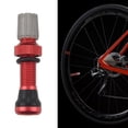 thumbnail image 2 of 1 Pair 40mm Tubeless Air Valve for Road Bike & Stem Universal Schrader 10mm Base, 2 of 4