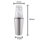 thumbnail image 5 of Taza de acero inoxidable de 700 ml + vaso de 400 ml, apta para alimentos, elegante coctelera que incluye caja de regalo, 5 of 8