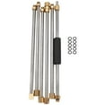 thumbnail image 1 of 90 Inch Universal Wand Set Car Washing Pressure Washer Wand Extension, Replacement Lance Power Washer Lance 1/4 Inch Thread Quick Connect,6*Extension Wand 10* O-rings,Silver, 1 of 5