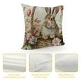 thumbnail image 4 of YINGXI Pillow Covers Pink Flowers Throw Pillow Spring Decorations for Bed Chair Sofa Couch 12x12in, 4 of 5