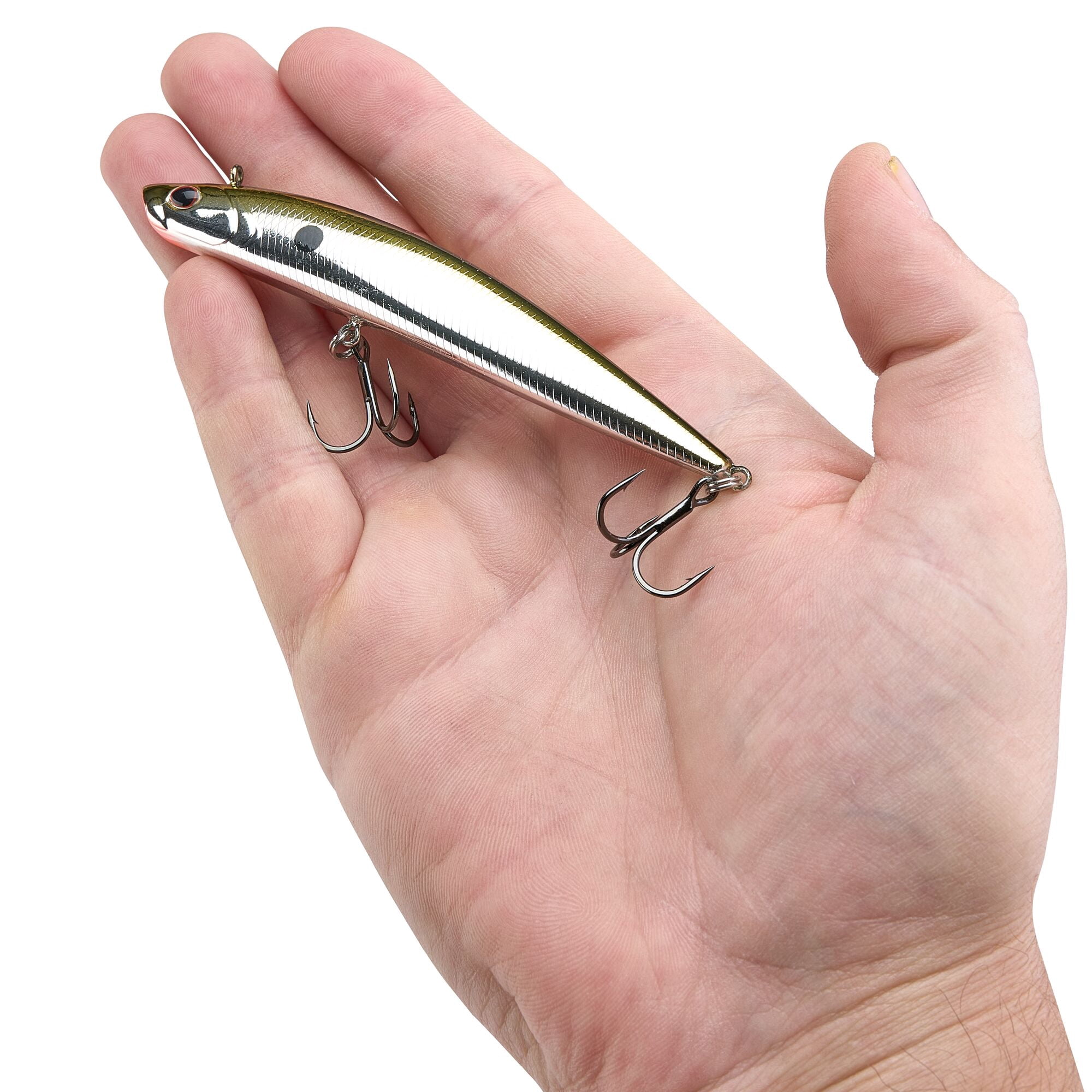 Berkley Finisher, 4 in, Glide Baits, Gold Chrome (1 Count)
