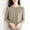 Brown, variant on Going Out Tops for Women,Women's R-Neck Long Sleeve Loose Solid Color Blouse