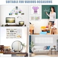 thumbnail image 6 of Yahome 12Pcs Bulletin Board for Office 48 x 36 Inch Removable Felt Wall Tiles with Pushpins Large Cork Boards for Walls Decor Organizer and DIY (White), 6 of 7